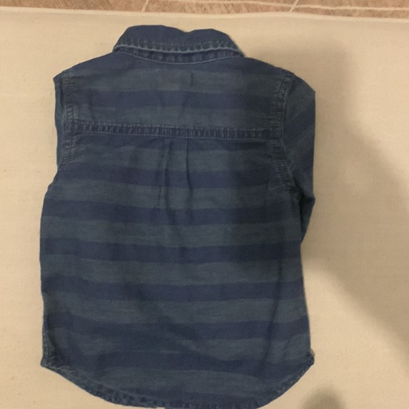 Peek denim button down shirt 12-18m - Picture 4 of 4